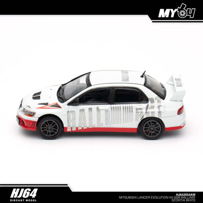 (UNSEAL UNIT) [Hobby Japan] Mitsubishi Lancer Evolution 7 GSR RALLIART -  Scortia White