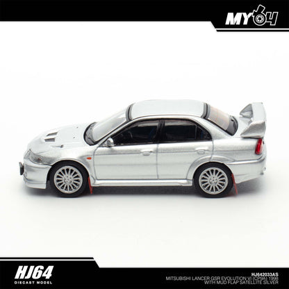 [Hobby Japan] Mitsubishi Lancer GSR Evolution VI (CP9A) 1998 with Mud flap - Satellite Silver