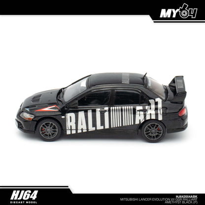 (UNSEAL UNIT) [Hobby Japan] Mitsubishi Lancer Evolution 7 GSR RALLIART - Amethyst Black Pearl