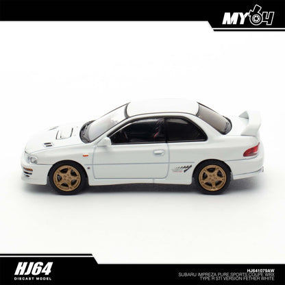 [Hobby Japan] Subaru Impreza Pure Sports Coupe WRX Type R STi Version - Fether White