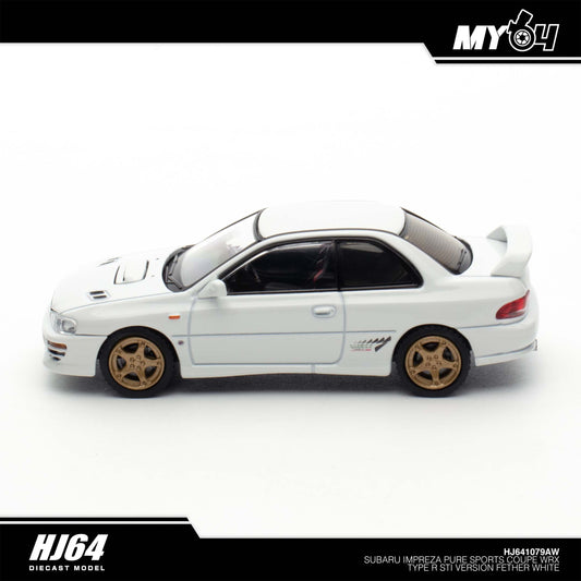 [Hobby Japan] Subaru Impreza Pure Sports Coupe WRX Type R STi Version - Fether White