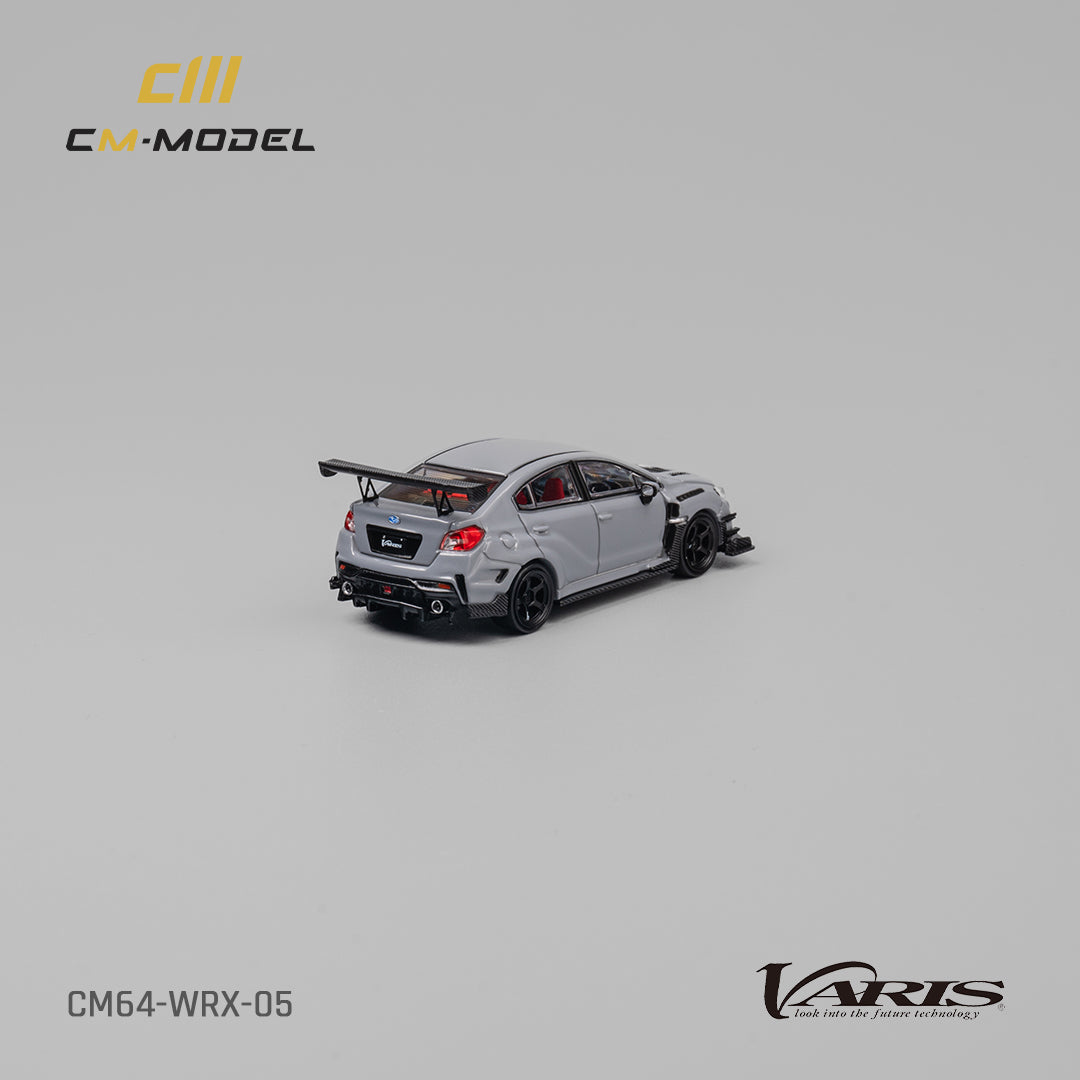 [CM MODEL] 1:64 Subaru WRX Varis Widebody 2.0 Gray - Toy Space Diecast Online Store Singapore