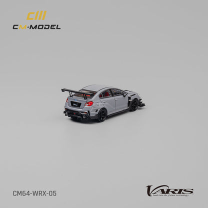 [CM MODEL] 1:64 Subaru WRX Varis Widebody 2.0 Gray - Toy Space Diecast Online Store Singapore