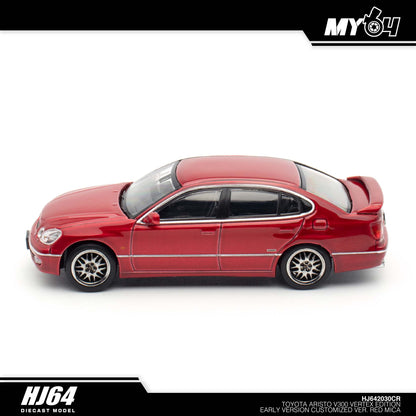 [Hobby Japan] Toyota Aristo V300 Vertex Edition Early Version Customized Version - Red Mica