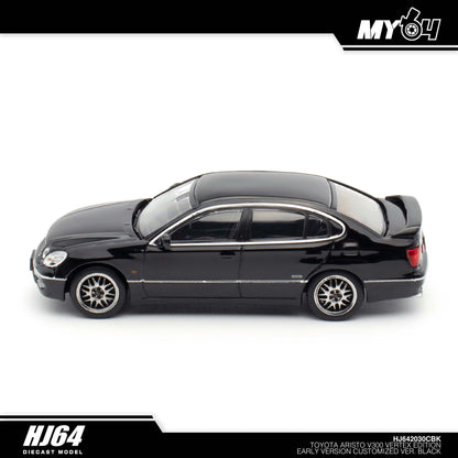 (UNSEAL UNIT) [Hobby Japan] Toyota Aristo V300 Vertex Edition Early Version Customized Version - Black