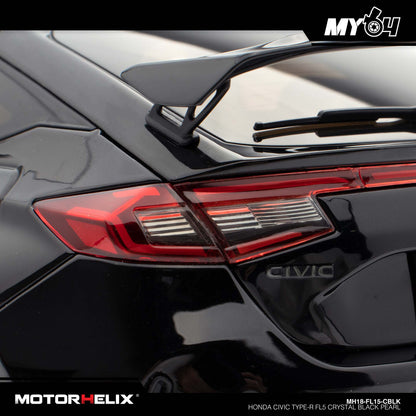 [Motorhelix] 1:18 Honda Civic Type-R FL5 - Crystal Black Pearl
