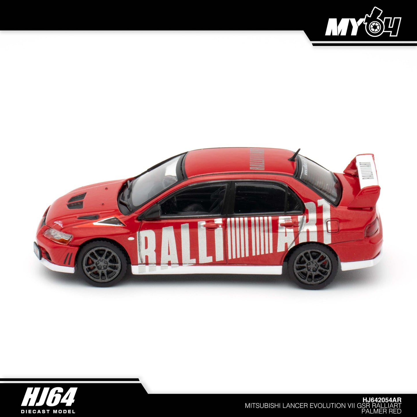 (UNSEAL UNIT) [Hobby Japan] Mitsubishi Lancer Evolution 7 GSR RALLIART - Palmer Red
