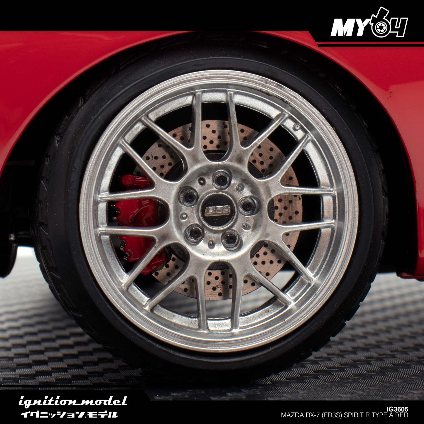 [Ignition Model] Mazda RX-7 (FD3S) Spirit R Type A - Red