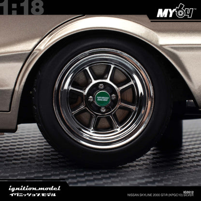 [Ignition Model] 1:18 Nissan Skyline 2000 GT-R (PGC10) - Silver