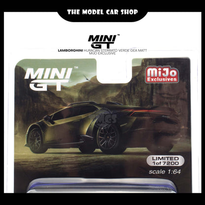 [MINI GT] Lamborghini  Huracán Sterrato Verde Gea Matt