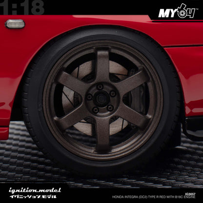[Ignition Model] 1:18 Honda Integra (DC2) Type R - Red With B18C Engine