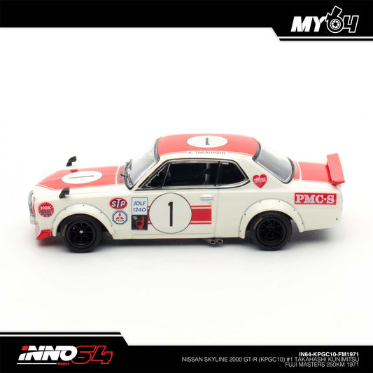 [INNO64] Nissan Skyline 2000 GT-R KPGC10 #1 Takahashi Kunimitsu Fuji Masters 250km 1971