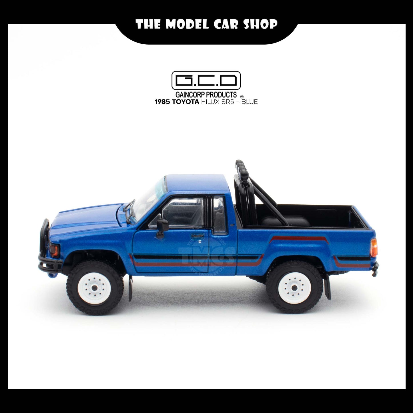 [GCD] 1985 Toyota Hilux SR5 - Blue (398)