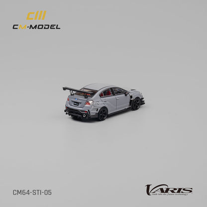 [CM MODEL] 1:64 Subaru STI Varis Widebody 1.0 Gray - Toy Space Diecast Online Store Singapore
