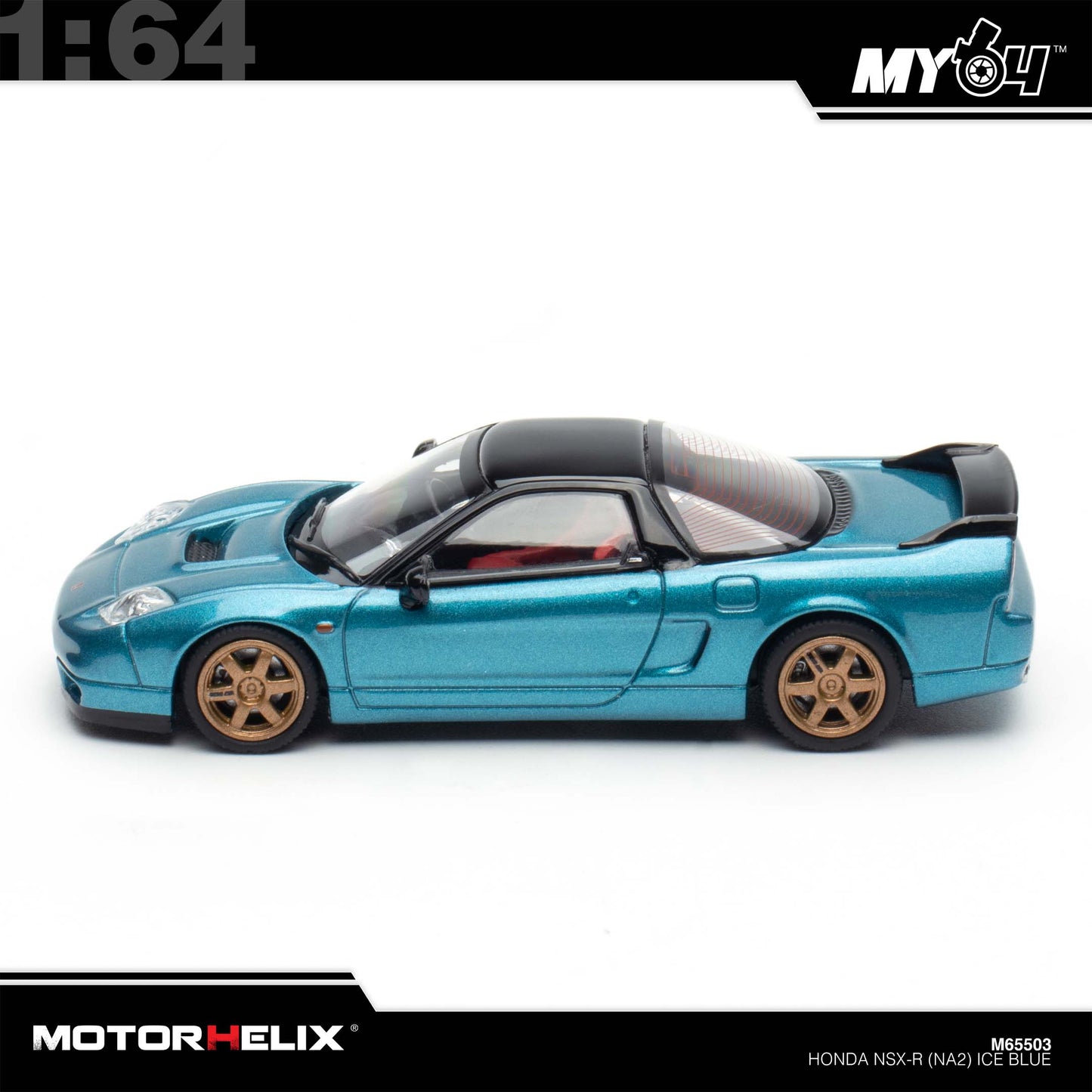 [Motorhelix] 1:64 Honda NSX-R (NA2) - Ice Blue