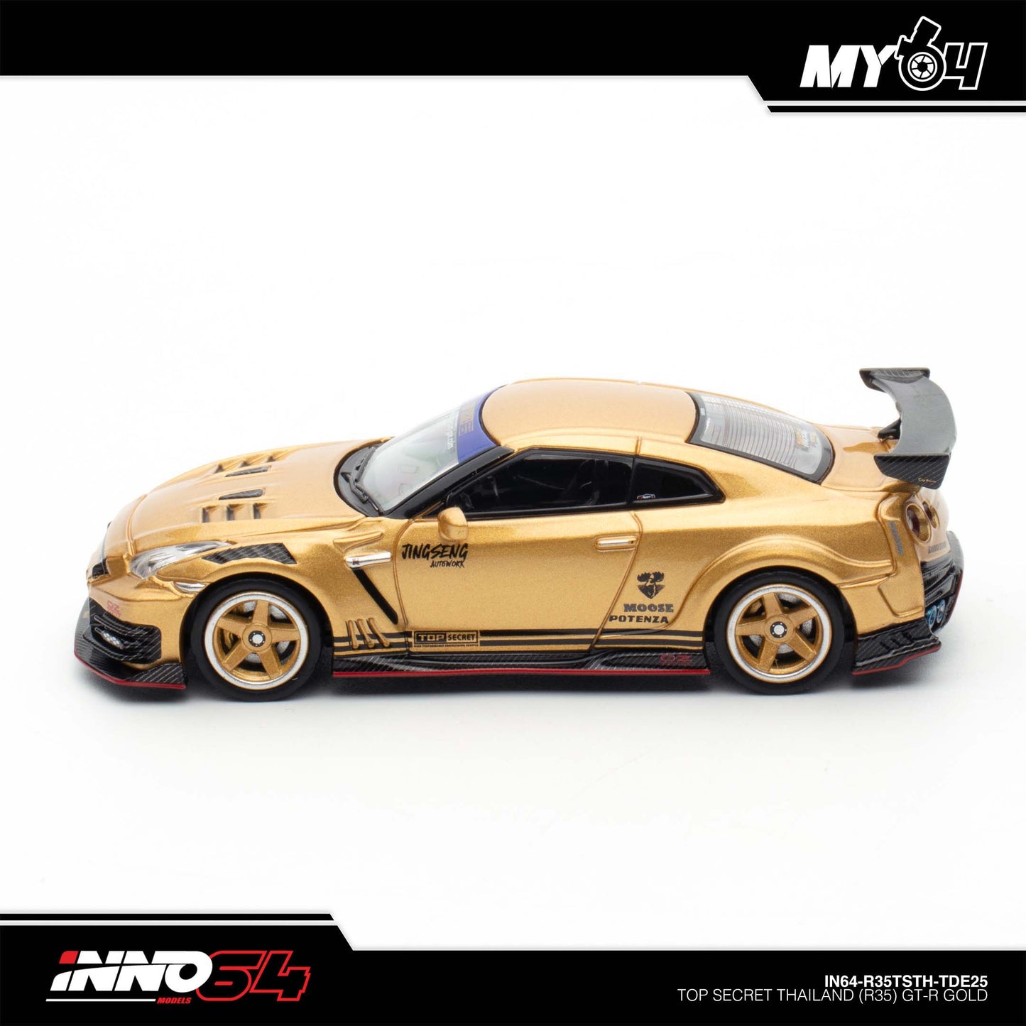[INNO64] Top Secret Nissan Skyline GT-R R35 Thailand Diecast Expo 2025