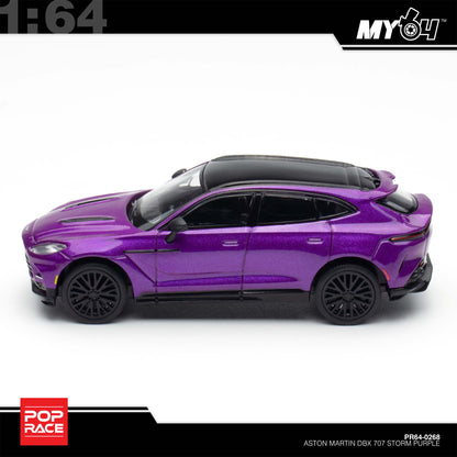 (UNSEAL UNIT) [Pop Race] 1:64 Aston Martin DBX 707 - Storm Purple
