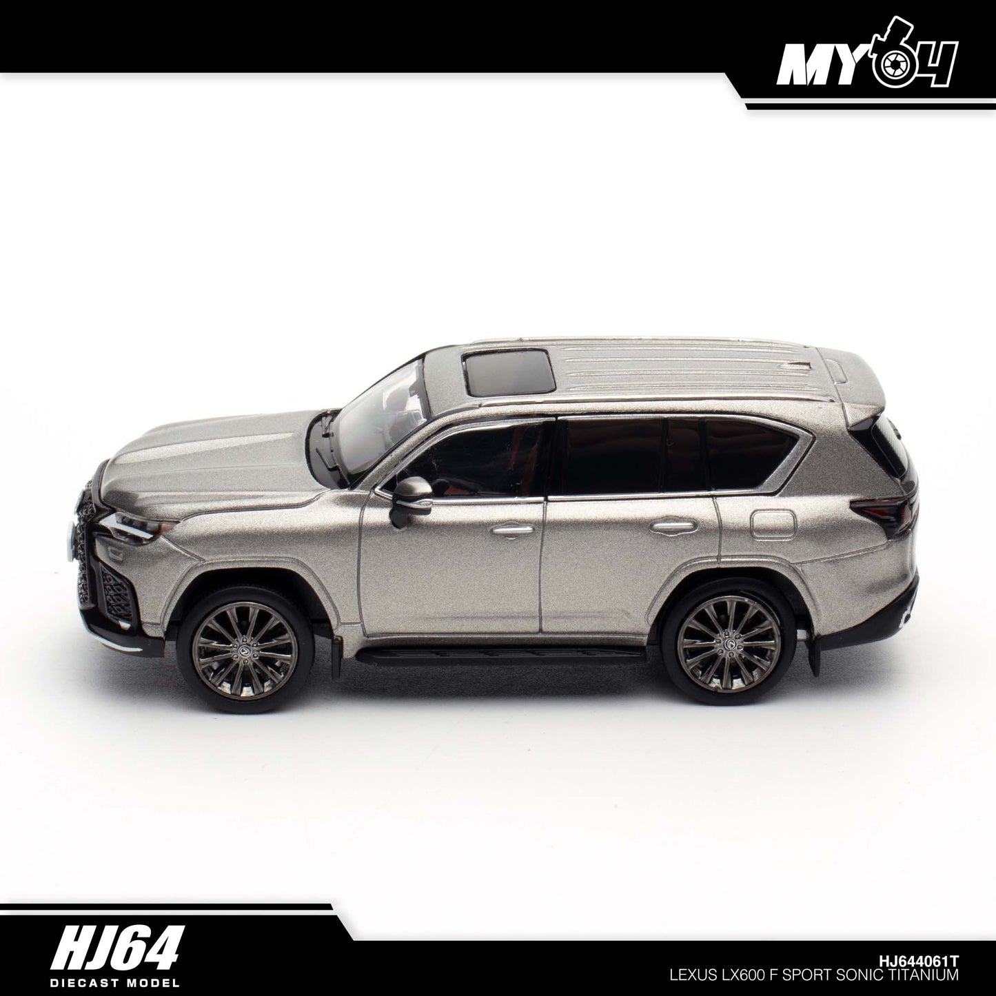 [Hobby Japan] Lexus LX600 F Sport (Functional Suspension) - Sonic Titanium