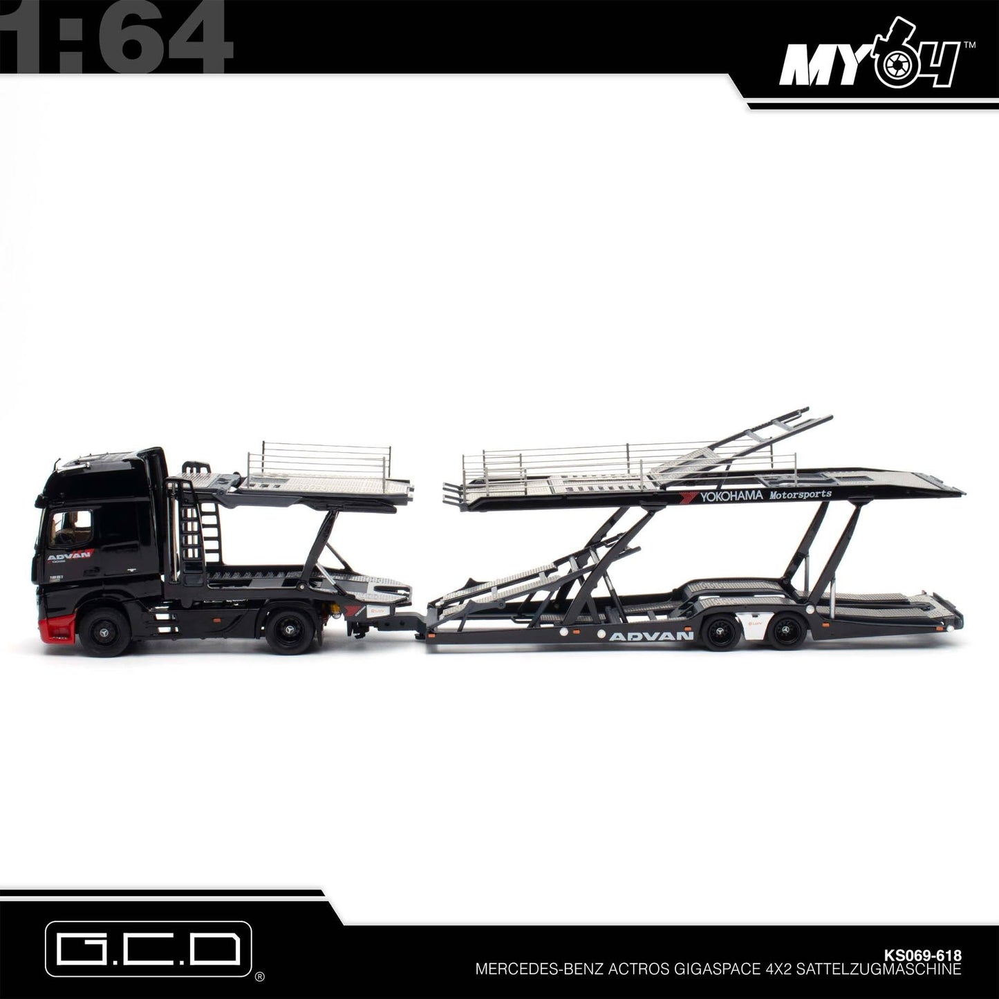[GCD] 1:64 Mercedes-Benz Actros - Advan