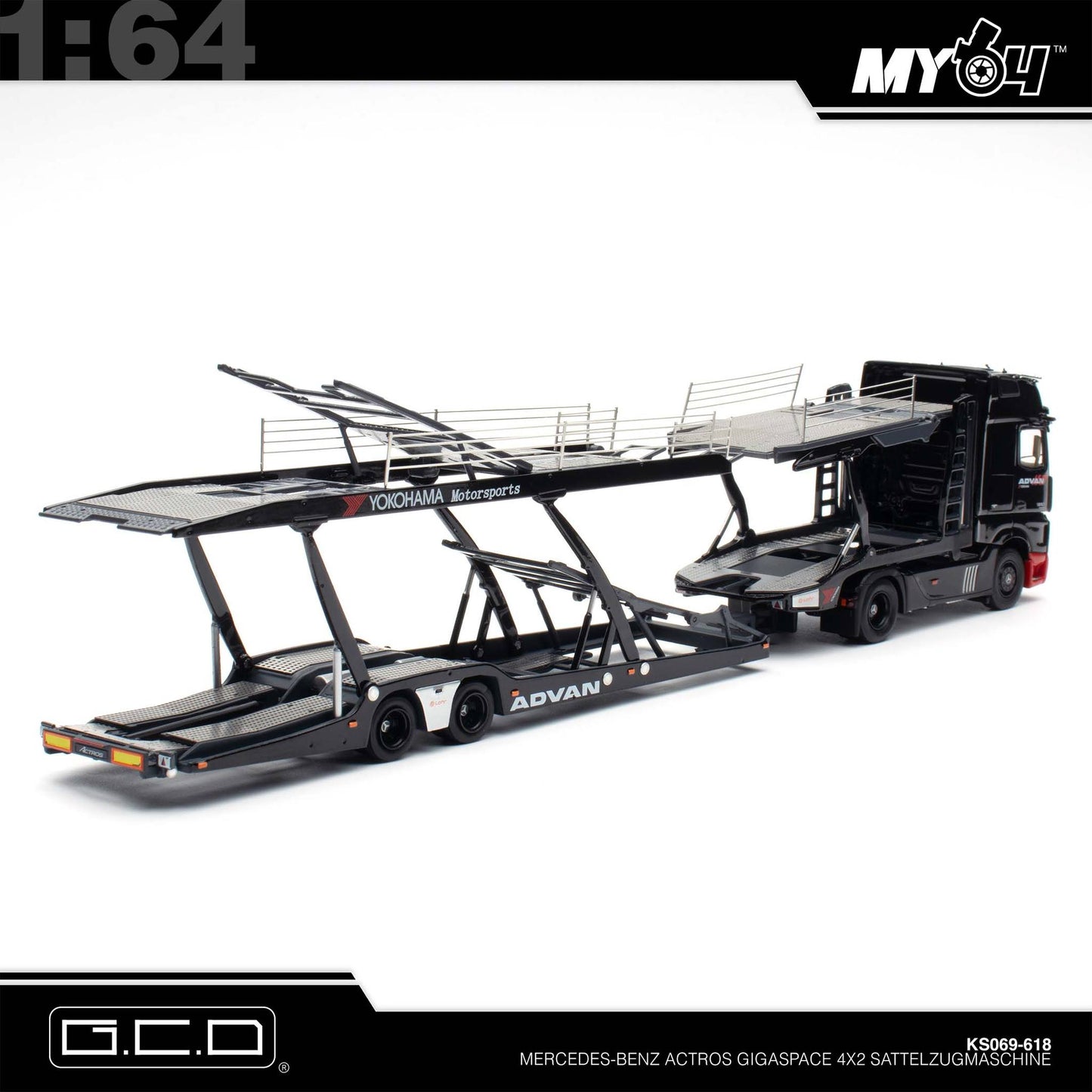 [GCD] 1:64 Mercedes-Benz Actros - Advan