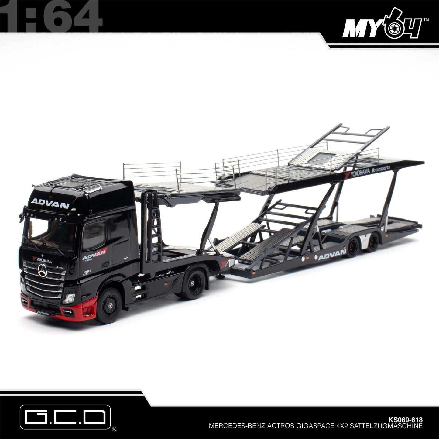 [GCD] 1:64 Mercedes-Benz Actros - Advan