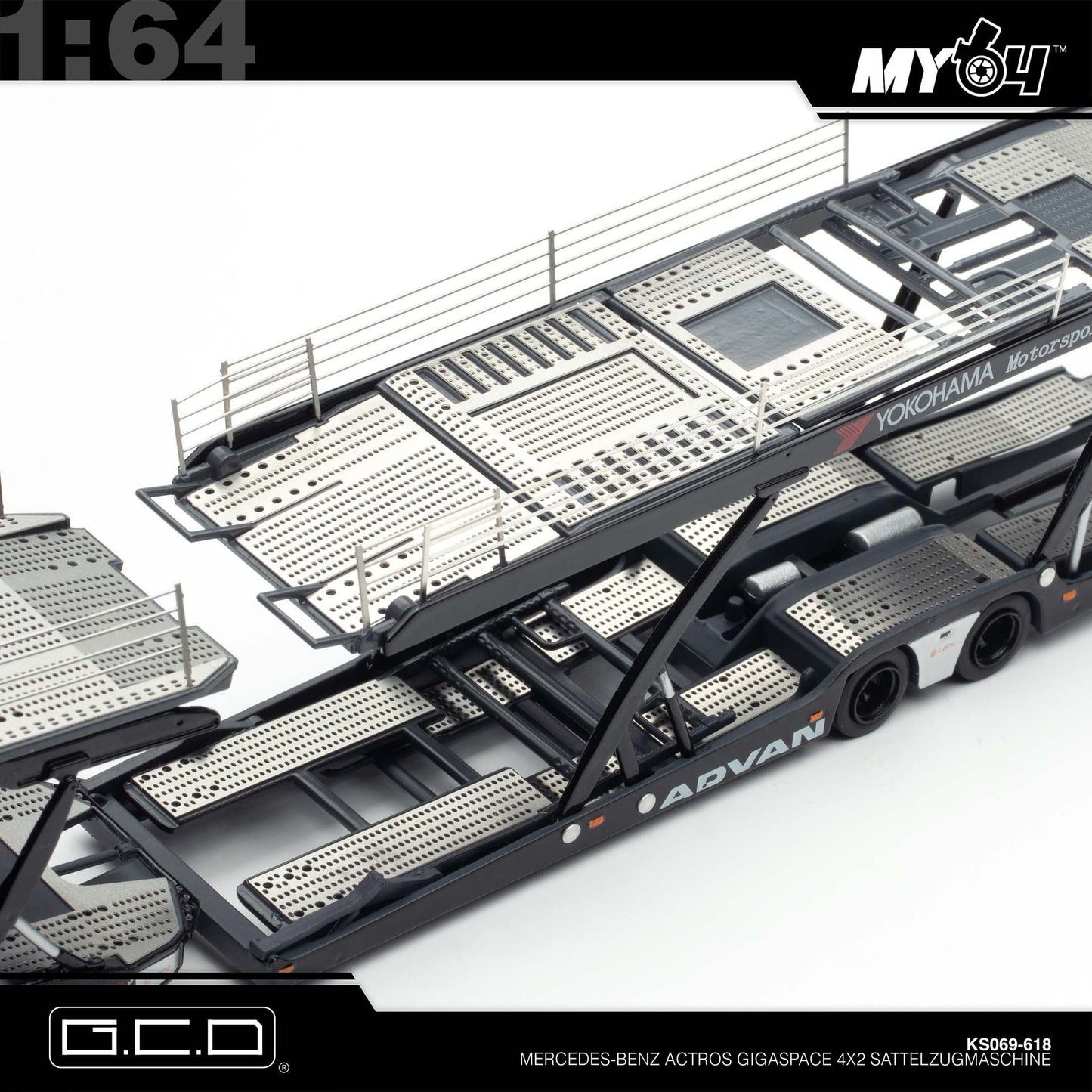 [GCD] 1:64 Mercedes-Benz Actros - Advan