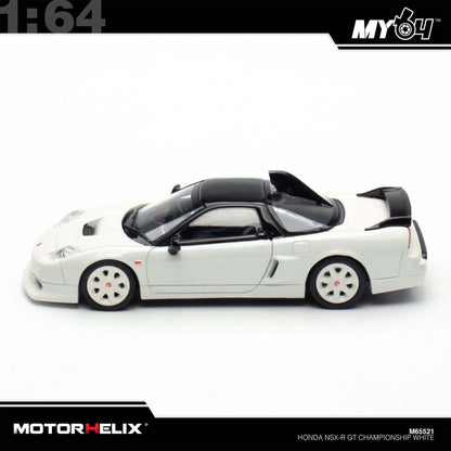 (UNSEAL UNIT) [Motorhelix] 1:64 Honda NSX-R GT - Championship White