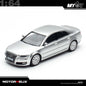 [Motorhelix] 1:64 Audi S8 2008 - Ice Silver Metallic