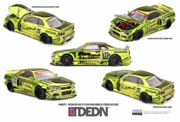 [HEC2026] Kaido House Nissan Skyline GT-R R34 Kaido Works LTD EDN 2026 Hobby Expo China Exclusive HEC 2026 1/64 Diecast