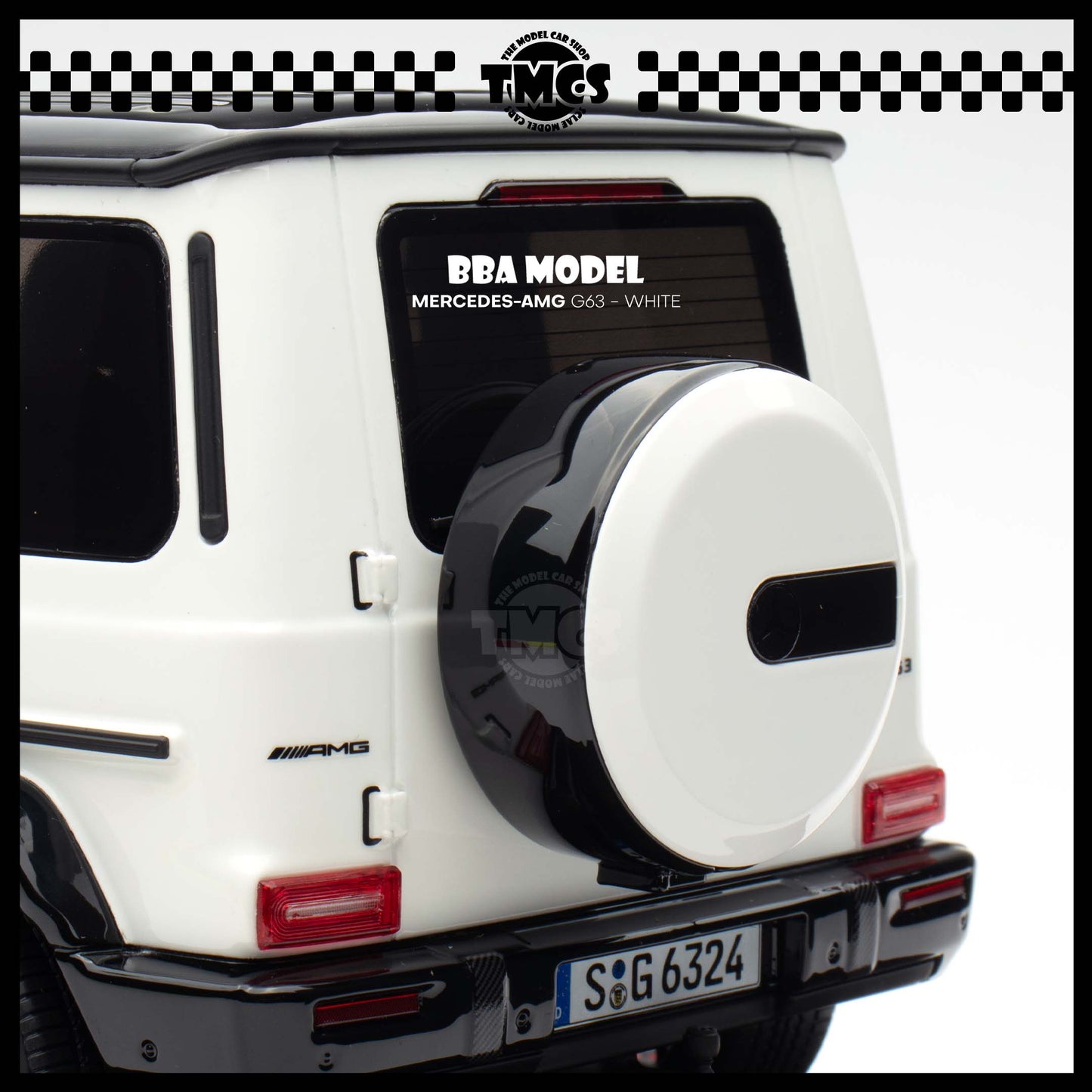 [BBA] 1:18 Mercedes-AMG G63 - White