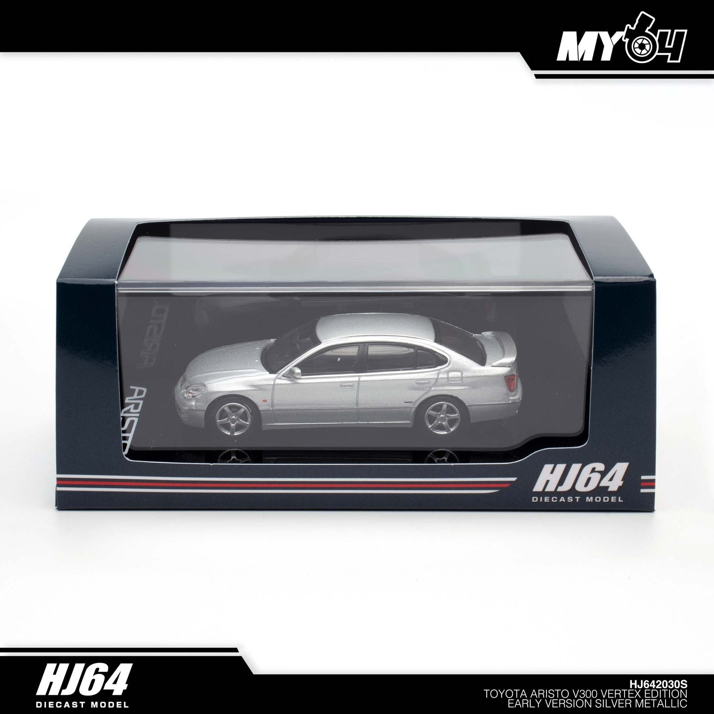 [Hobby Japan] Toyota Aristo V300 Vertex Edition Early Version - Silver Metallic