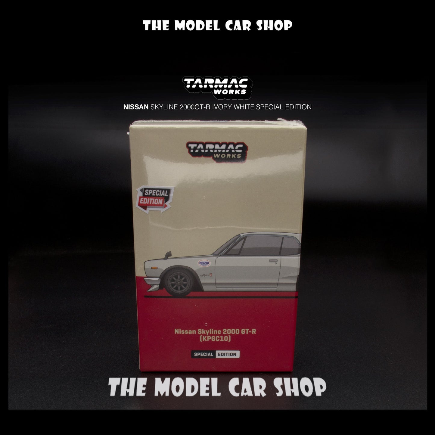 [Tarmac Works] Nissan Skyline 2000 GT-R (KPGC10) - Ivory White Special Edition
