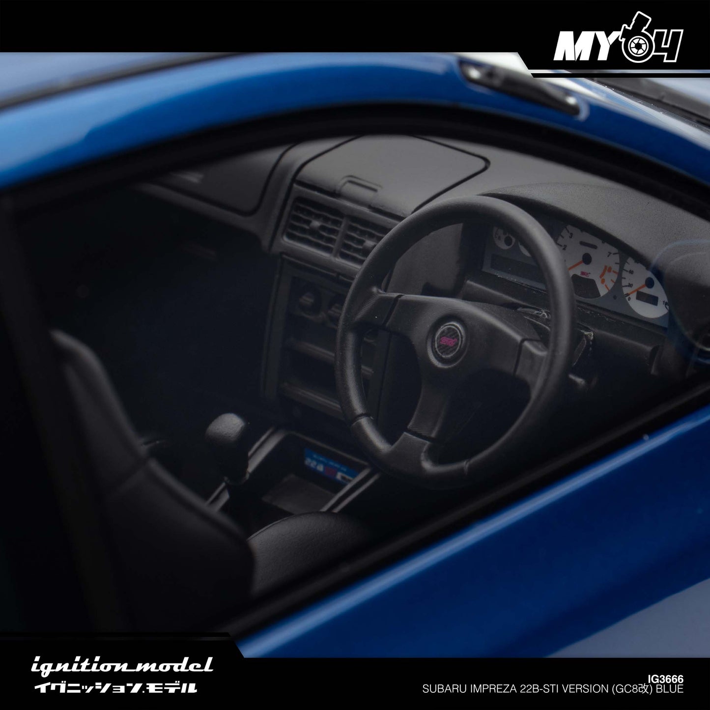 [Ignition Model] Subaru Impreza 22B-STi Version (GC8改) - Blue