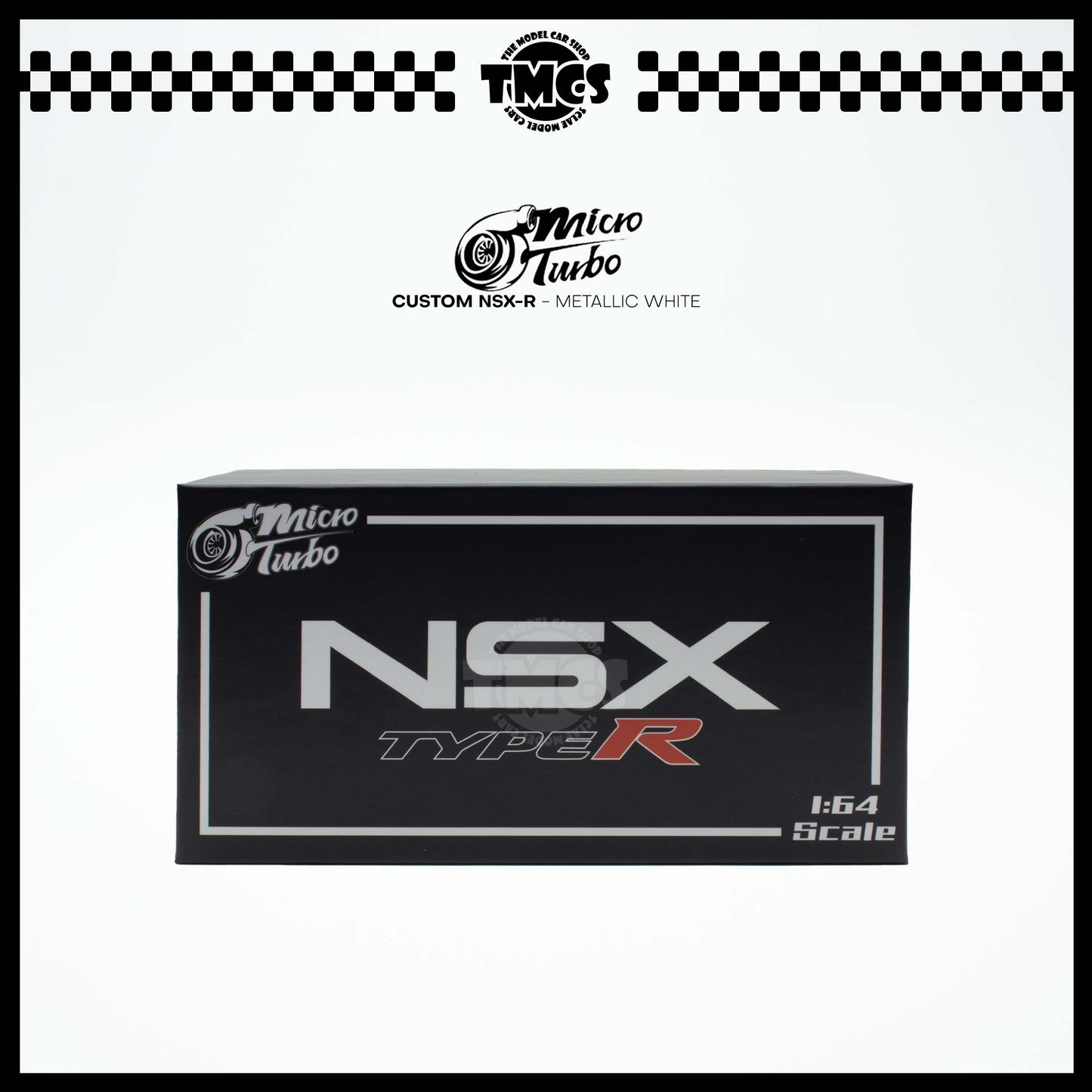 (UNSEAL UNIT) [Micro Turbo] Custom NSX-R - Metallic White