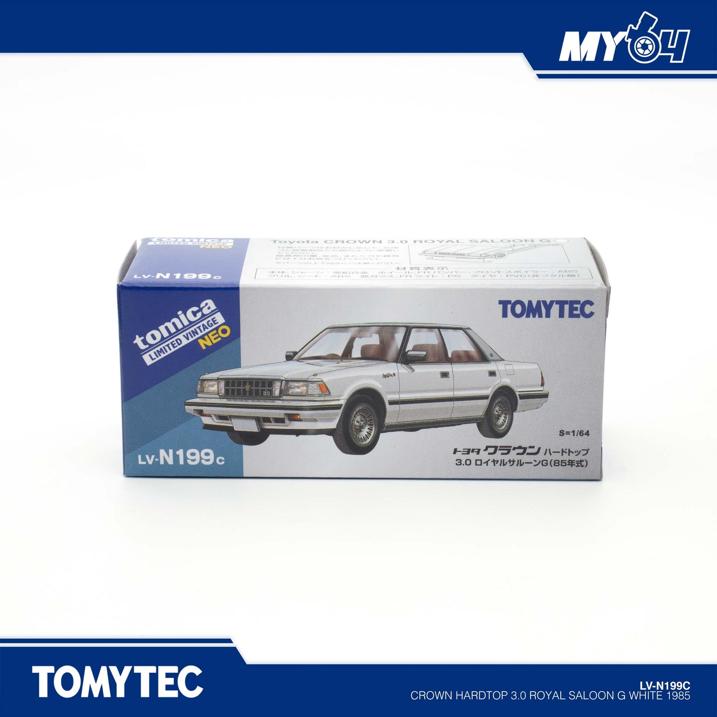 (UNSEAL UNIT) [TLVN] Crown Hardtop - 3.0 Royal Saloon G White 1985