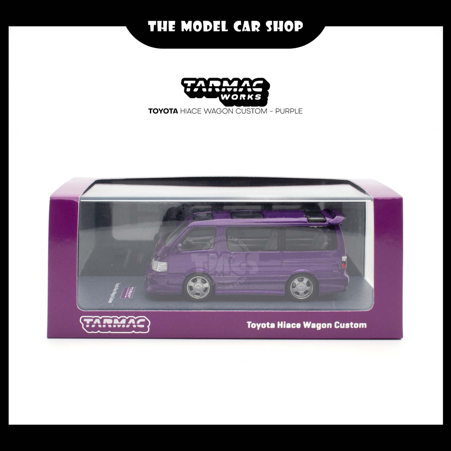 [Tarmac Works] Toyota Hiace Wagon Custom - Purple