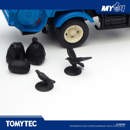 (UNSEAL UNIT) TLVN] Mitsubishi Fuso Canter Garbage Truck - White/Blue