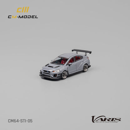 [CM MODEL] 1:64 Subaru STI Varis Widebody 1.0 Gray - Toy Space Diecast Online Store Singapore