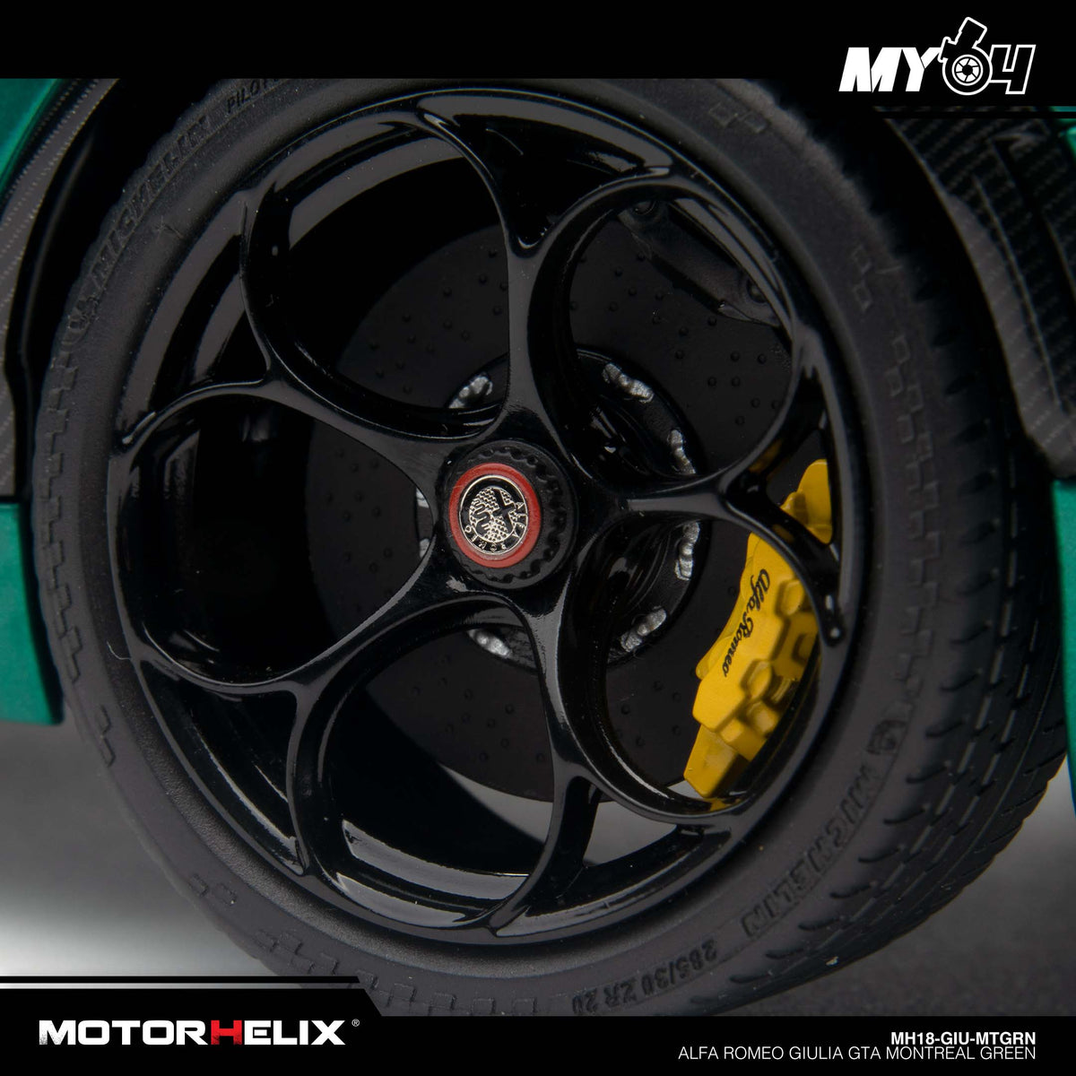 [Motorhelix] 1:18 Alfa Romeo Giulia GTA - Montreal Green