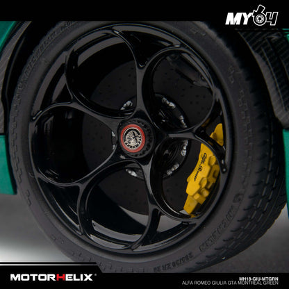 [Motorhelix] 1:18 Alfa Romeo Giulia GTA - Montreal Green