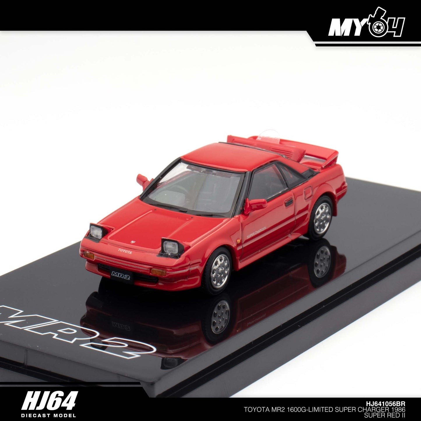 [Hobby Japan] Toyota MR2 1600G - Limited Super Charger 1986 - Super Red II