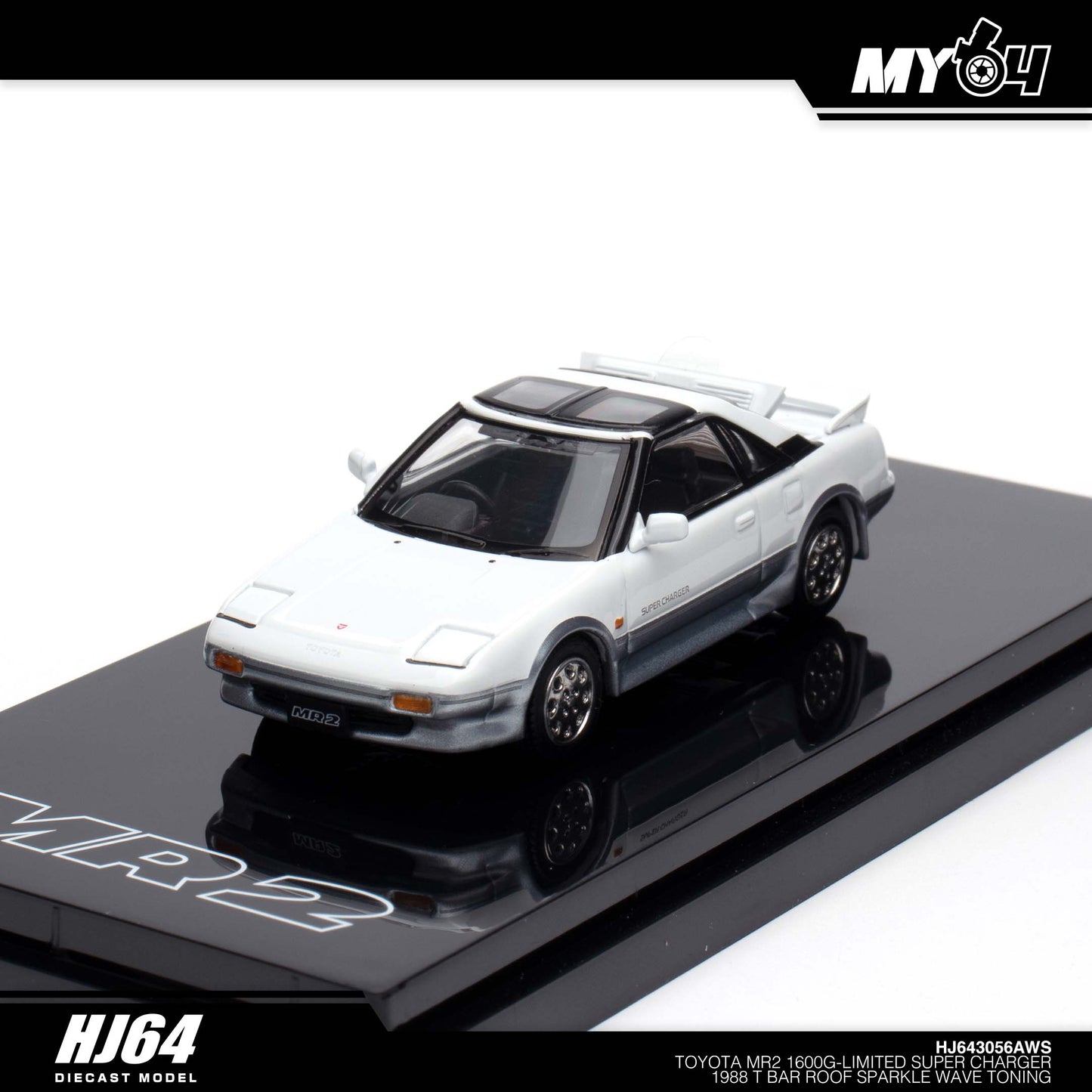 [Hobby Japan] Toyota MR2 1600G - Limited Super Charger 1988 T Bar Roof - Sparkle Wave Toning