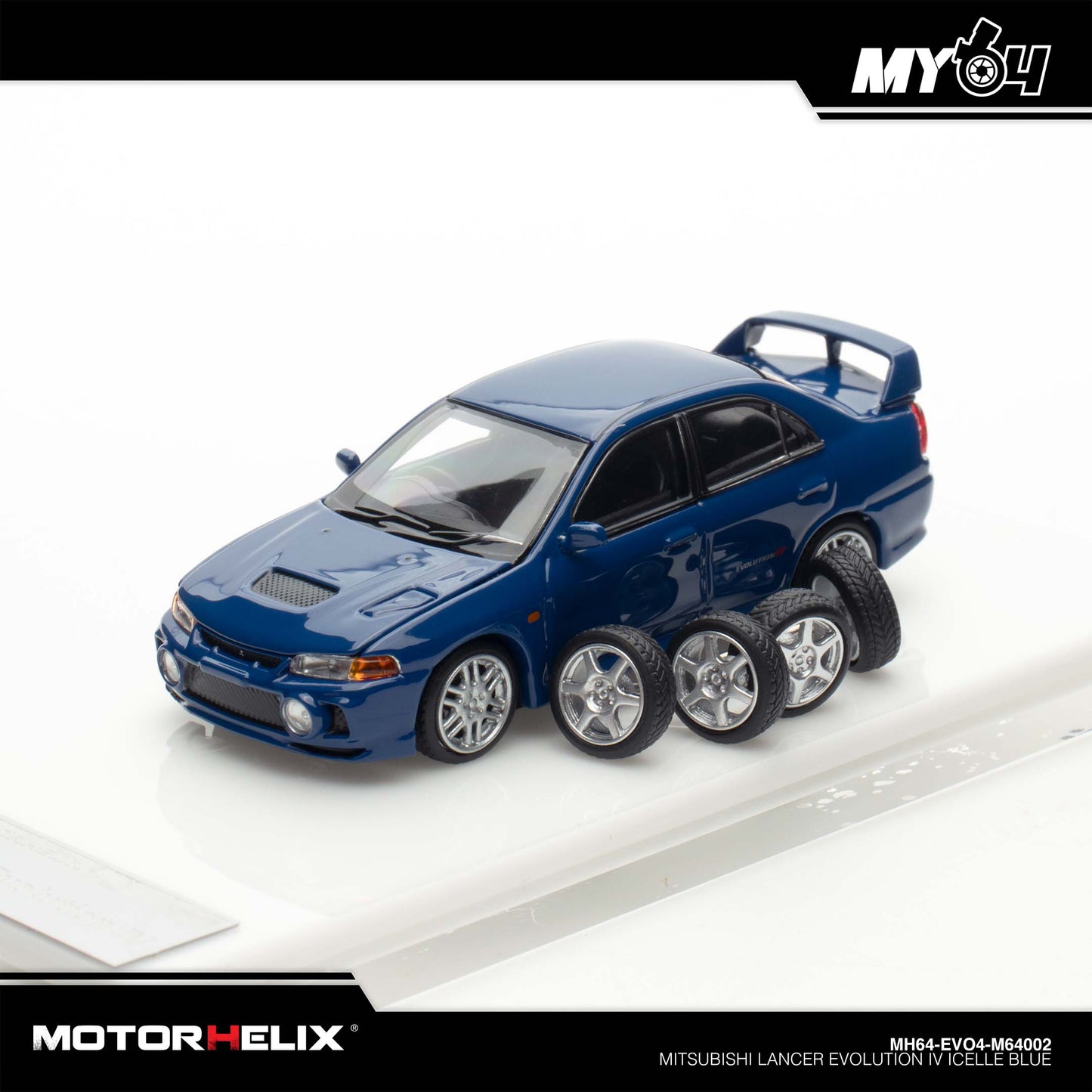 [Motorhelix] Mitsubishi Lancer Evolution IV - Icelle Blue
