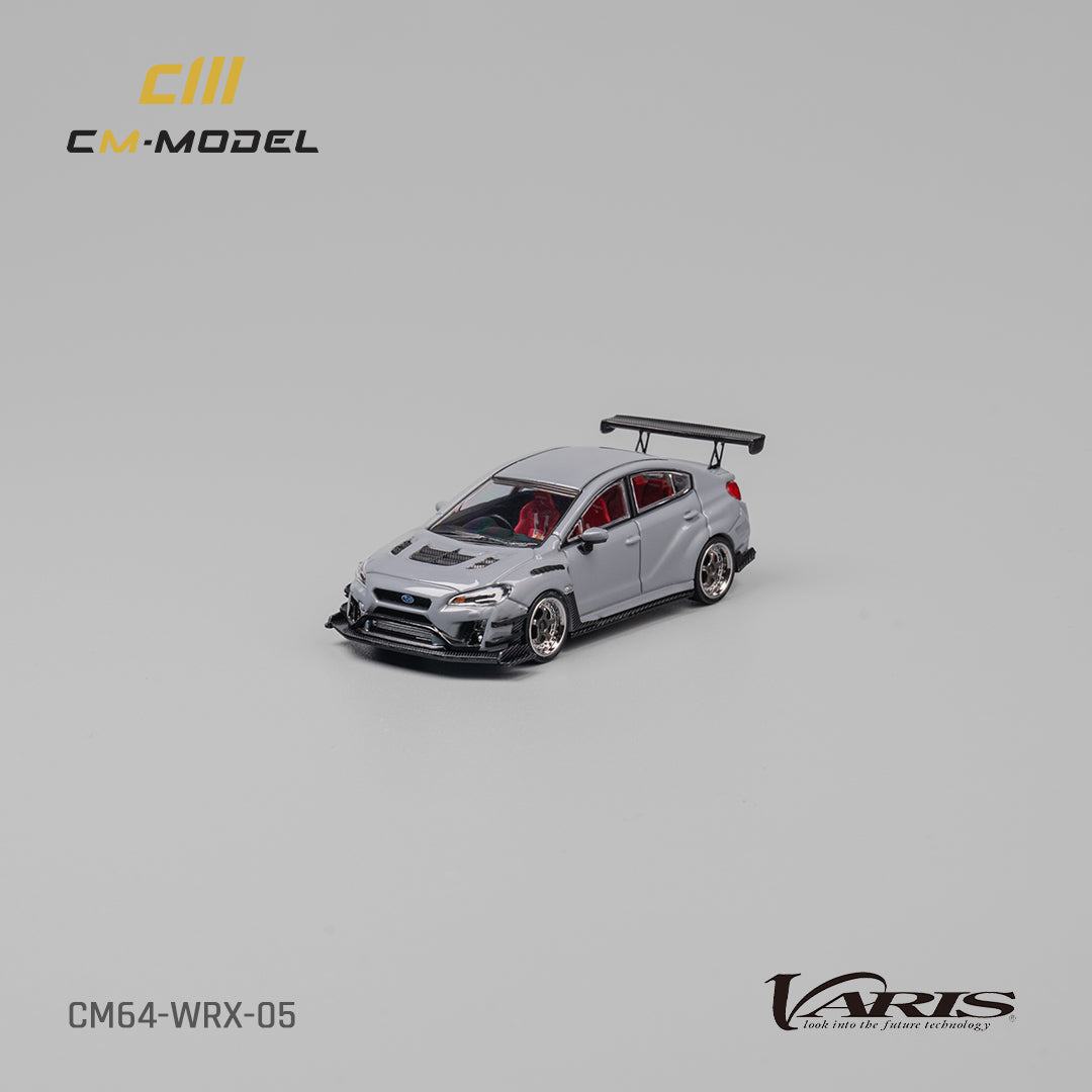[CM MODEL] 1:64 Subaru WRX Varis Widebody 2.0 Gray - Toy Space Diecast Online Store Singapore