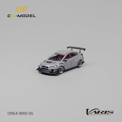 [CM MODEL] 1:64 Subaru WRX Varis Widebody 2.0 Gray - Toy Space Diecast Online Store Singapore
