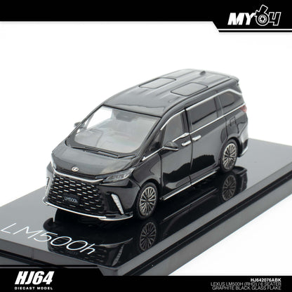 [Hobby Japan] Lexus LM500h (RHD) /6 Seater - Graphite Black Glass Flake
