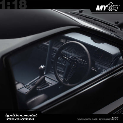 [Ignition Model] 1:18 Toyota Supra 3.0GT Limited (MA70) - Black