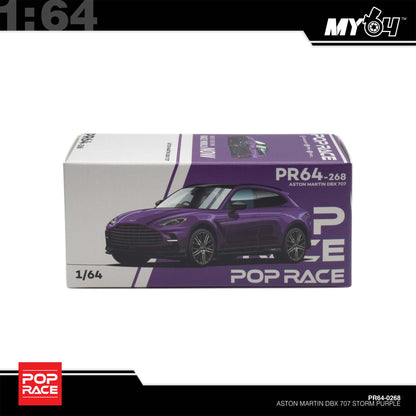 (UNSEAL UNIT) [Pop Race] 1:64 Aston Martin DBX 707 - Storm Purple