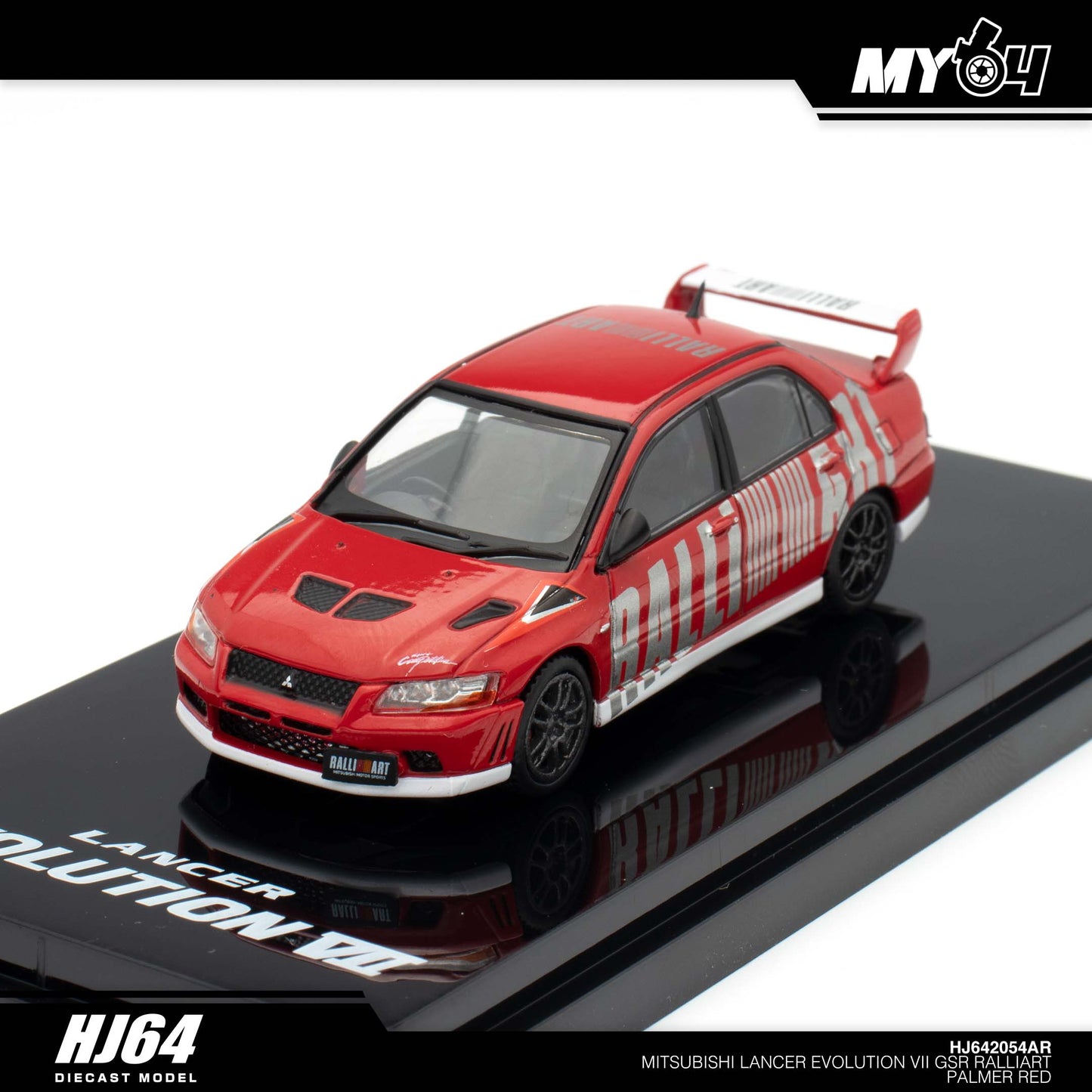 (UNSEAL UNIT) [Hobby Japan] Mitsubishi Lancer Evolution 7 GSR RALLIART - Palmer Red