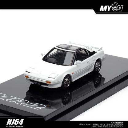 [Hobby Japan] Toyota MR2 1600G - Limited Super Charger 1988 T Bar Roof - Super White II